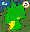 Aktuelle Unwetter-Warnlage Deutschland