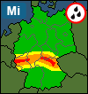 Aktuelle Unwetter-Warnlage Deutschland