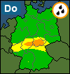 Aktuelle Unwetter-Warnlage Deutschland