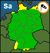 Aktuelle Unwetter-Warnlage Deutschland