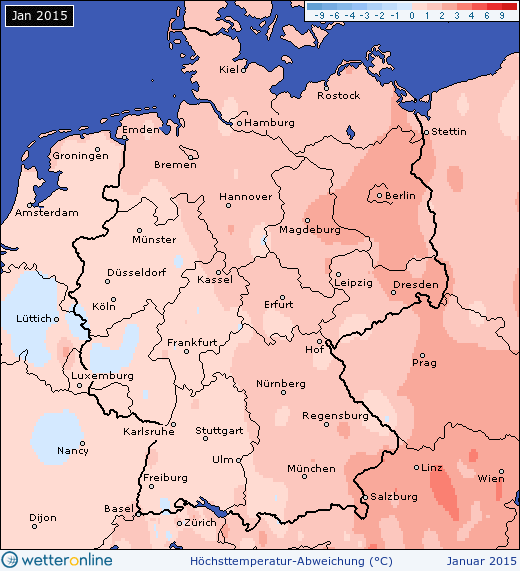 R&uuml;ckblick Wetterkarte