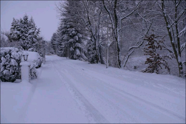 Wintereinbruch im Westen