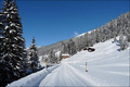 Schnee und Sonne in den Bergen