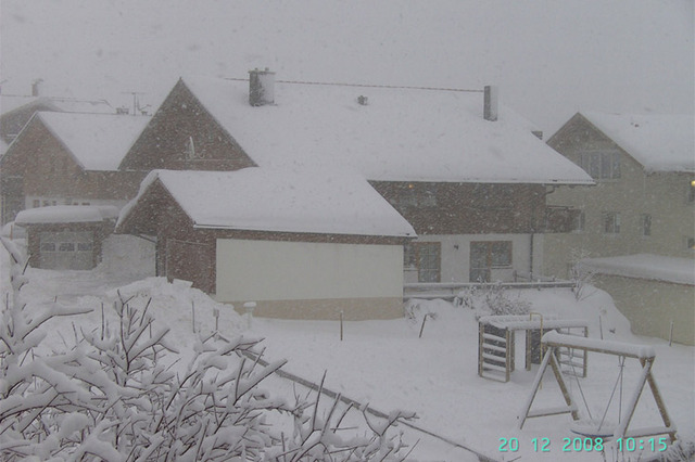 Neuschnee in den Nordalpen