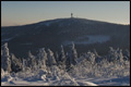 Sonnenschein und Abendstimmung im Winter