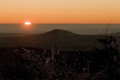 Sonnenschein und Abendstimmung im Winter