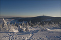 Sonnenschein und Abendstimmung im Winter