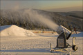 Sonnenschein und Abendstimmung im Winter