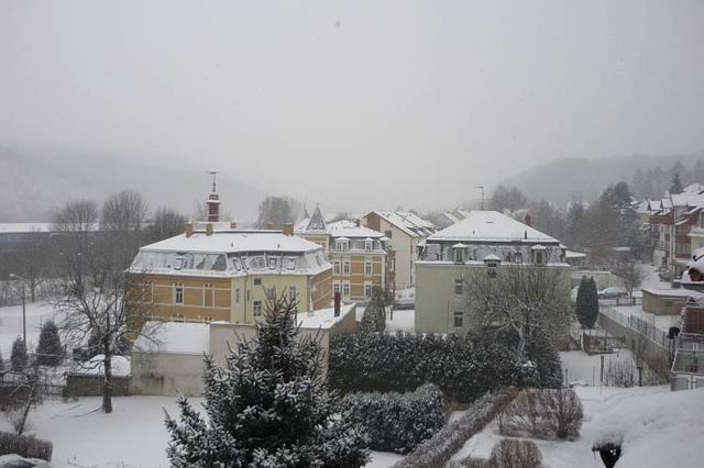 Im Flachland etwas Neuschnee