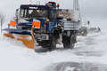 Starke Schneeverwehungen