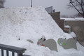 Schneemassen in den Bergen