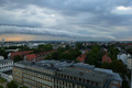 Rotierende Gewitterwolken