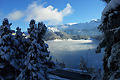 Neuschnee in den Alpen