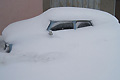 Schneemassen und Verwehungen