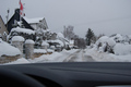Schneemassen und Verwehungen