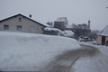 Schneemassen und Verwehungen