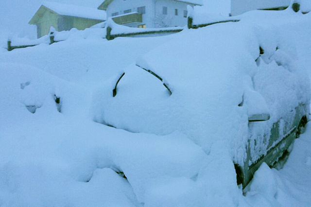 Schneemassen in den Alpen