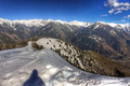 Blutschnee in den Alpen