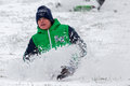 Schnee im Erzgebirge