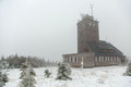 Schnee im Erzgebirge