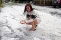 Hagelunwetter trifft Klagenfurt