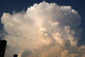 Quellwolken am Sommerhimmel
