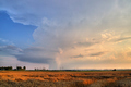 Quellwolken am Sommerhimmel