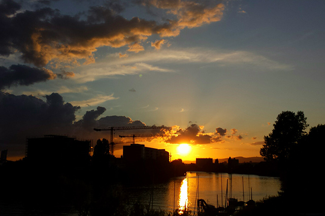Wunderschöne Sonnenuntergänge