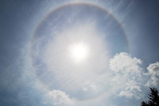 Halo-Erscheinungen im August