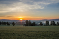 Nebelschwaden und Morgensonne