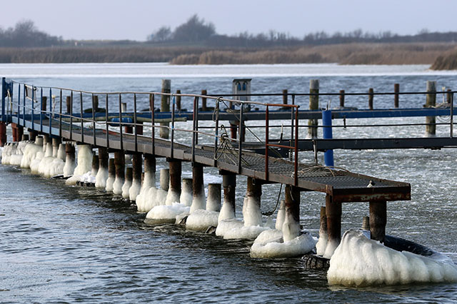 Erstes Eis auf der Ostsee