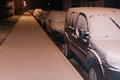 Der erste Schnee im Flachland