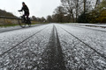 Der erste Schnee im Flachland