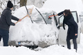 Südbayern versinkt im Schnee