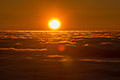 Sonnenaufgang überm Nebelmeer