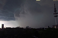 Unwetterfront wütet im Norden