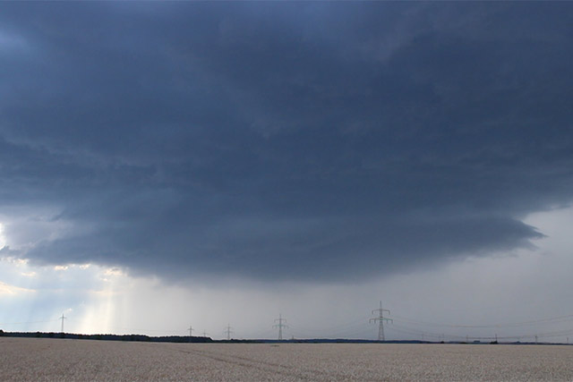 Turbulentes Wetterwochenende