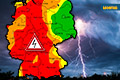 Unwetterwarnung fürs Wochenende