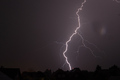 Blitze am Nachthimmel
