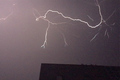 Blitze am Nachthimmel